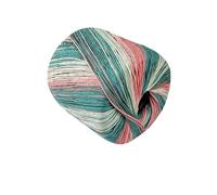 Fil dentelle coloré teint en sections n° 3, 200 g, for tricoter à la main, crocheter des pulls, des châles et des chapeaux(Xia Yan)
