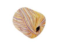 Fil dentelle coloré teint en sections n° 3, 200 g, for tricoter à la main, crocheter des pulls, des châles et des chapeaux(Taoyao)