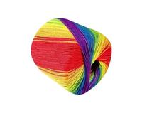 Fil dentelle coloré teint en sections n° 3, 200 g, for tricoter à la main, crocheter des pulls, des châles et des chapeaux(Rainbow Weaving)
