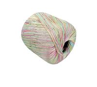 Fil dentelle coloré teint en sections n° 3, 200 g, for tricoter à la main, crocheter des pulls, des châles et des chapeaux(Silk Rain)