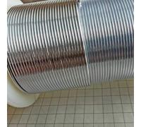 Fil d'indium métallique, diamètre 1 mm, pureté 99,995%, for les nanotechnologies, le brasage des semi-conducteurs et les applications cryogéniques.(250Grams 43.5m)