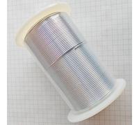 Fil d'indium métallique, diamètre 1 mm, pureté 99,995%, for les nanotechnologies, le brasage des semi-conducteurs et les applications cryogéniques.(50Grams 8.7m)