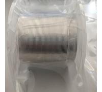 Fil d'indium métallique, diamètre 1 mm, pureté 99,995%, for les nanotechnologies, le brasage des semi-conducteurs et les applications cryogéniques.(100Grams 17.4m)