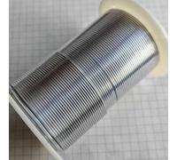 Fil d'indium métallique, diamètre 1 mm, pureté 99,995%, for les nanotechnologies, le brasage des semi-conducteurs et les applications cryogéniques.(10Grams 1.74m)