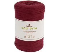 Fil DMC coton recyclé Eco Vita - Tape Yarn - 05 - Rouge - 250 g - 120 m