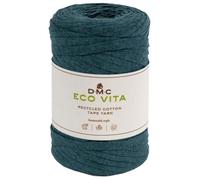 DMC Garn Fil Coton Recyclé Eco Vita Tape Yarn 250 g - 07 Bleu Bleu