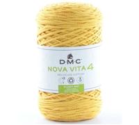 Fil DMC - Nova Vita 4 - Coton recyclé - 250 g - Couleur Citron - Macramé, Crochet, Tricot