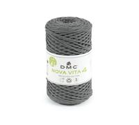 Fil DMC - Nova Vita 4 - Coton recyclé - 250 g - Macramé, Crochet, Tricot - Gris