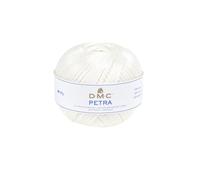 Fil DMC Petra, 100% coton, blanc cassé, Taille 8