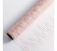 Fil D'or Gaze Scrapbook 5yards X 50cm, Outil D'emballage De Bouquet De Fleurs Pour La Saint-Valentin, Boîte-Cadeau Pour Festival, Outil D'emballage En Papier