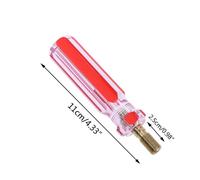 Fil d'unité impériale rouge clair, câble Coaxial CATV, connecteur F, outil d'insertion, 1 pièce