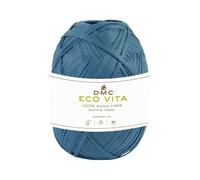Fil Eco Vita Raphia De Dmc - Le Fil Naturel Et Éco-Responsable Idéal Pour Vos Créations 7 Bleu Bleu