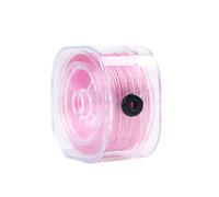 Fil élastique à bijoux, 0,7 mm x 90 m - Bande élastique pour bracelets, bracelets, bijoux carrés - En nylon - Pour travaux manuels, bracelets, bijoux en perles, rose