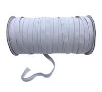 Fil élastique Bande élastique de taille 5 mètres, bande couture blanche noire 3 à 12 mm, ruban en corde extensible(White,3mm)