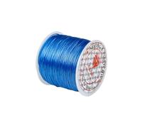 Fil élastique en Cristal for Bijoux, 5 pièces, for Bracelets, Colliers, Bricolage, Perles, Fil élastique Solide for l'artisanat de Bijoux(Dark Blue)