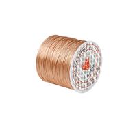 Fil élastique en Cristal for Bijoux, 5 pièces, for Bracelets, Colliers, Bricolage, Perles, Fil élastique Solide for l'artisanat de Bijoux(Light Brown)
