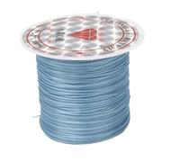 Fil Elastique pour Bracelet Rouleau de 100 m Fil élastique résistant en Cristal 1 mm for la création Bracelets, Colliers et Autres Bijoux(Color7)