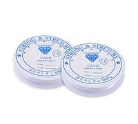 Fil Bracelet Perle,élastique pour Bracelet Pierre,Fil Transparent Elastique Bijoux,Fil Elastique pour Bracelet Resistant,Fil Nylon Elastique pour Bracelet,Cordon Elastique pour Bracelet,2Pcs(1mm)