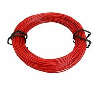 Fil electrique 0,50mm2 7-10 multibrin rouge (50m)