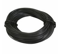 Fil electrique 0,75mm2 9-10 multibrin noir (50m)
