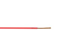 Fil électrique 10 mm² h07vr, à la coupe, rouge