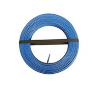 Fil électrique 2.5 mm² h07vu, en couronne de 100M bleu