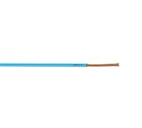 Fil électrique 2.5 mm² h07vu, en couronne de 25M bleu