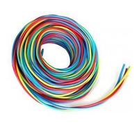 Fil électrique GENERIQUE Fil électrique 2.5 mm² h07vu L.5 m, rouge / vert - jaune / bleu