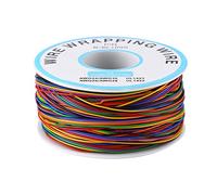 Fil Électrique, 250m 30AWG Rouleau de Câble Électrique de Cuivre Etamé Coloré P/N B-30-1000 250M 8-Wire Câble de Test pour Ordinateur Portable Carte Mère Écran LCD Carte de Test Test Électronique