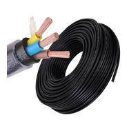 Fil Électrique 3 Conducteurs, Câble Flexible Basse Tension En Cuivre Sans Oxygène For Câblage Automobile, Cordon De Lampe, Câble Marin (30 Pieds)(320ft,1.5mm²)