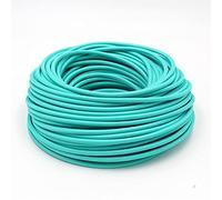 Fil Electrique 3 CORREUR 0.75MM2 Tissu Câble Couvert Cordon Vintage De Lumière Fil Électrique Textile D'alimentation Flexible(Turquoise,10m)