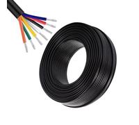 Fil Électrique 7 Conducteurs 28-18 AWG For Appareils Électroniques Et Électroménagers, Câble De Raccordement Flexible UL2517 En Cuivre Étamé Haute Pureté 300 V, 9 M(25ft,20AWG)