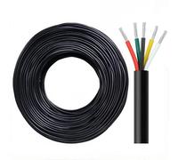 Fil Électrique À 5 Conducteurs De Calibre 18, Câble Toronné En Cuivre Étamé Sans Oxygène, Câble Homologué UL 2464 For Câble D'extension Basse Tension Extérieur, Éclairage LED Et Automobile(100ft,14AWG