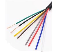 Fil électrique, Câble d'alimentation en cuivre à 2 conducteurs et 8, mètres de caoutchouc silicone flexible ultra-souple, gaine calibre 25 AWG 10 for appareil soudage(8 Cores,13AWG(2.5mm2))