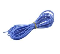 Fil électrique, Câble de test en silicone souple 12 AWG, 14, 16, 18, 22, 24, 26, 28, 30, fil électronique for connecteur DIY(Blue,5Meter 28AWG)