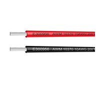 Fil électrique de calibre 10 (3m noir + 3m rouge) Câble de fil primaire de qualité marine Câble haute tension 1000V pour automobile Câble haute température pour batterie