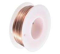 Fil électrique de jauge, cuivre souple (calibre 14, 16,4 pieds), fil nu pur à 99,9% 1,6 mm, artisanal solide for bricolage, artisanat, décoration jardinage (5 mètres)(20 Gauge x 65.6 FT)