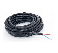 Fil électrique en silicone 18 AWG 0,75 mm², 2 conducteurs de 6,1 m, calibre 18/2, souple et flexible, fil de cuivre étamé