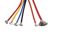 fil électrique en silicone, Fils de silicone multicolores 24-28 AWG 1-10 mètres(White,10Meter 24 AWG)