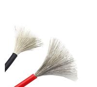 Fil électrique flexible en silicone, Câble chauffant en silicone 5 m, 10 m, 20 m, cuivre étamé 10-30 AWG, noir et rouge(Red,24 AWG(0.2mm))