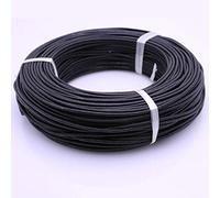 Fil électrique flexible en silicone, Fil de cuivre tressé en fibre de verre et silicone haute température, 0,3 à 6 mm, multicolore, 1 m(Black,2.5mm13AWG)