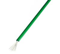 Fil électrique flexible Fil de branchement en Silicone vert, fil cuivre étamé électrique, basse tension for conducteurs, paquet ligne parallèle 5 mètres(18)