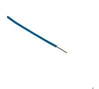 Fil électrique H07V-U 1,5mm² bleu - 25m - Zenitech