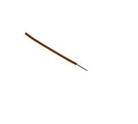 Zenitech Câble d'alimentation électrique H07V-U 1,5 mm² – Monobrin PVC jusqu'à 700V – 25 m Marron