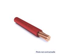 Fil électrique HO7V-R 1x10mm² 100m Bleu, bobine
