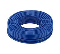 Fil électrique isolé en PVC, câble rond en cuivre à 7 conducteurs, 100 mètres BLVV 1x10 AC300V pour appareils ménagers, petits outils électriques, éclairage électrique, bleu 1x10