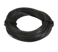 Fil électrique noir multibrin 9/10 0.75mmÂ² x 50m - RSM - Bobine