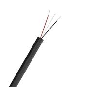 Fil éLectrique pour Maison, Câble audio électronique 2, 3, 4, 5, 6, 8 conducteurs, gainé, câble électrique 12 V for bande de haut-parleur, éclairage extérieur automobile(3 Core-Black,10M_18AWG)