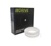 fil electrique souple boite de 50 metres de section 1 mm² blanc -