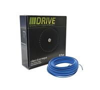 fil electrique souple boite de 50 metres de section 1 mm² bleu -